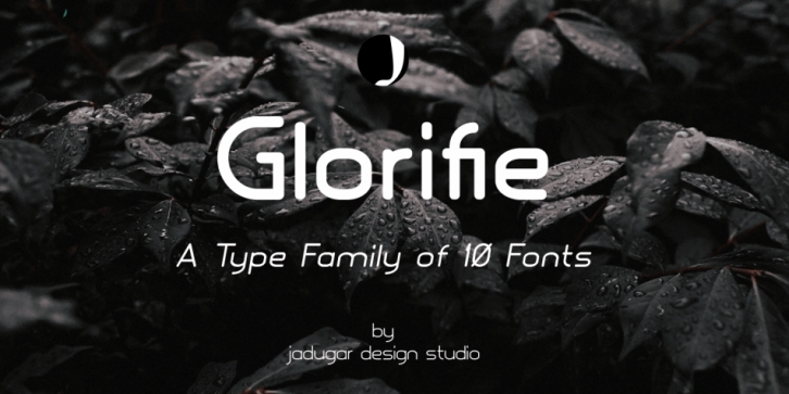 Glorifie font preview