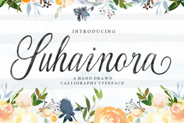 Suhainora font preview