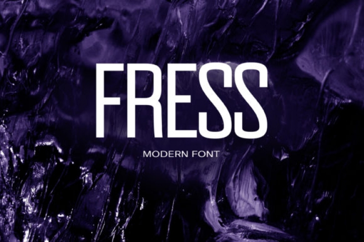 Fress font preview