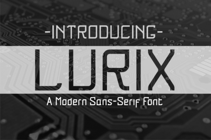 Lurix font preview