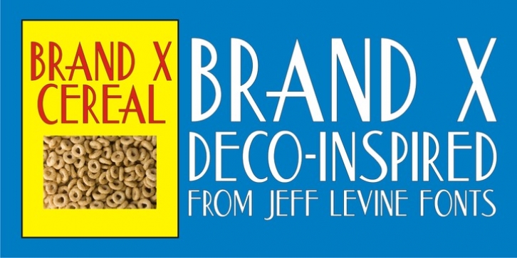 Brand X JNL font preview