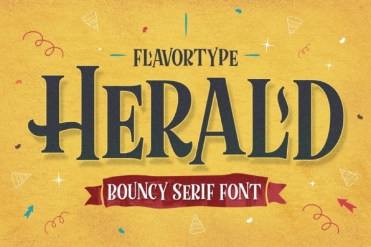 Herald font preview