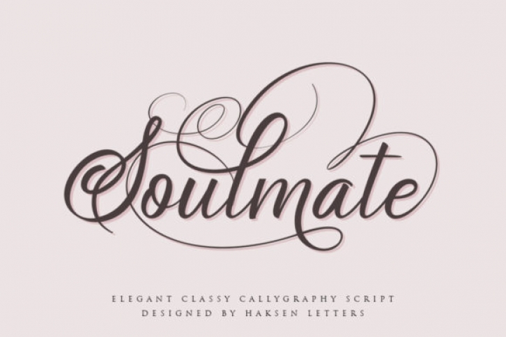 Soulmate font preview