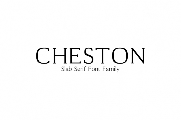 Cheston font preview