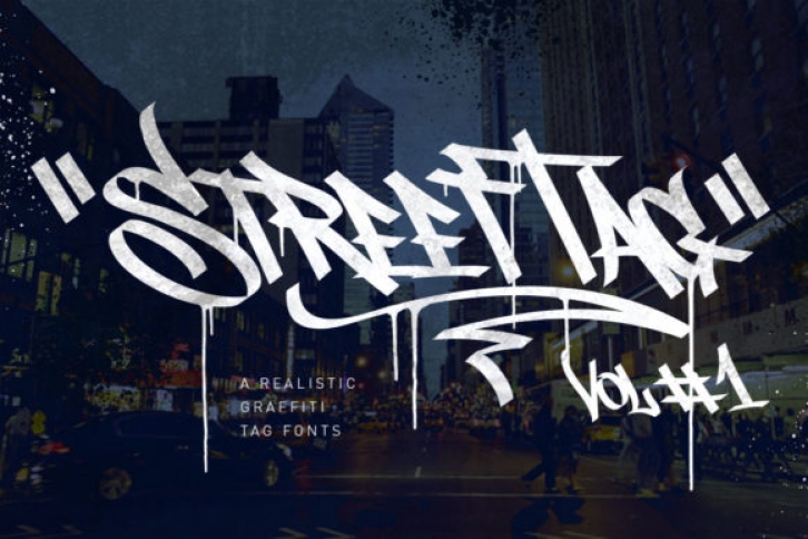 Street Tag Vol 1 font preview