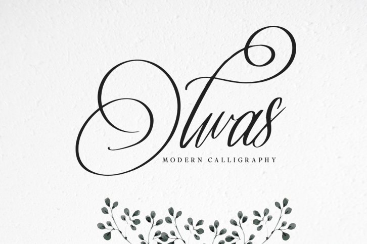 Olwas font preview
