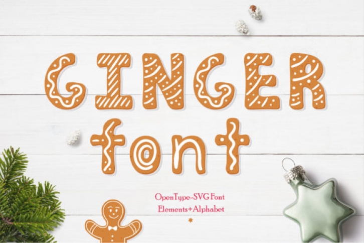 Gingerbread font preview