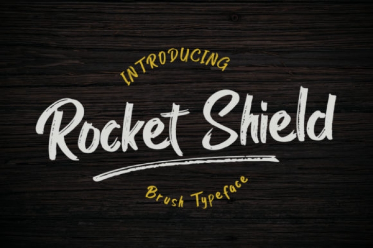 Rocket Shield font preview