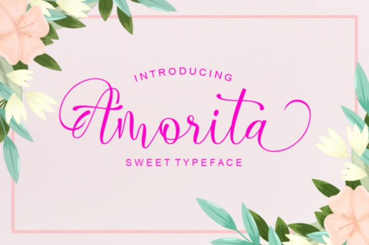 Amorita font preview