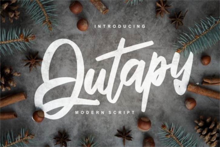 Qutapy font preview
