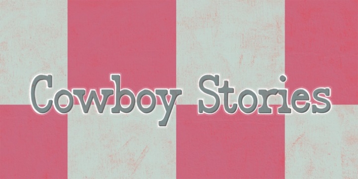 Cowboy Stories font preview