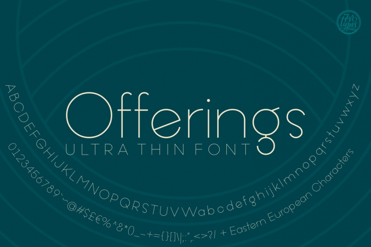 Offerings font preview