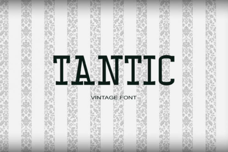 Tantic font preview