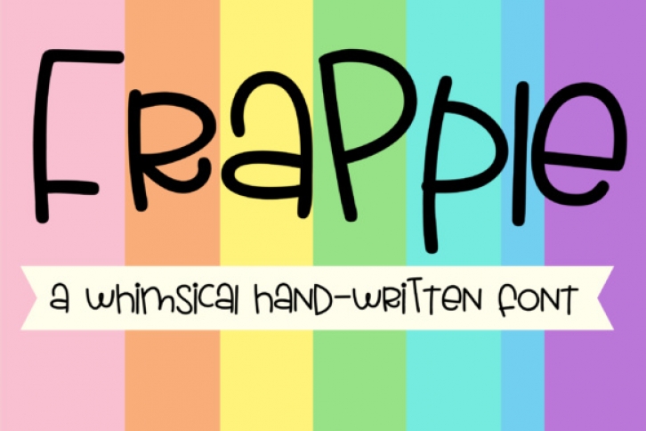 Frapple font preview