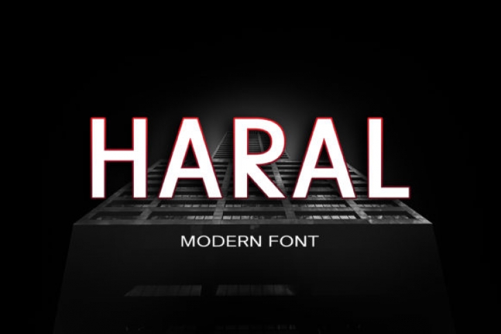 Haral font preview