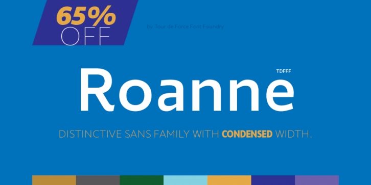 Roanne font preview