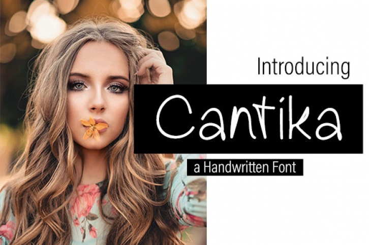 Cantika font preview