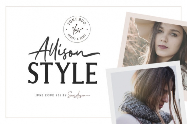 Allison Style Duo font preview
