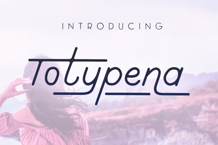 Totypena font preview