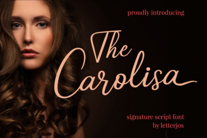 The Carolisa font preview