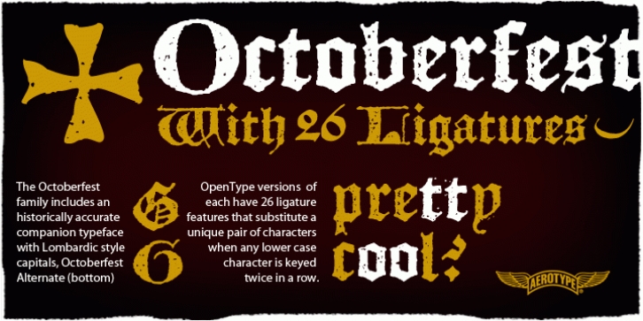 Octoberfest Pro font preview