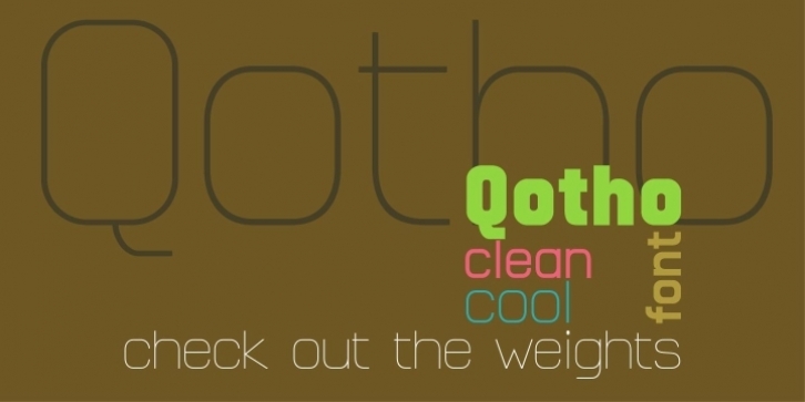 Qotho font preview