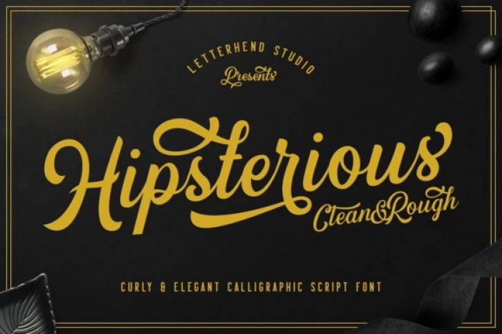 Hipsterious font preview
