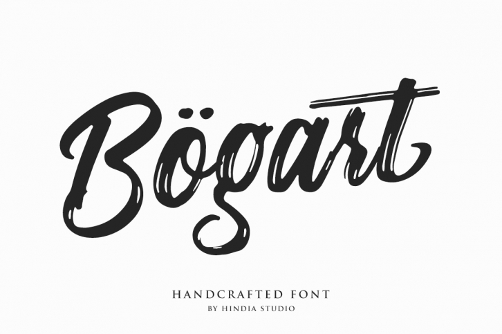 Bogart font preview