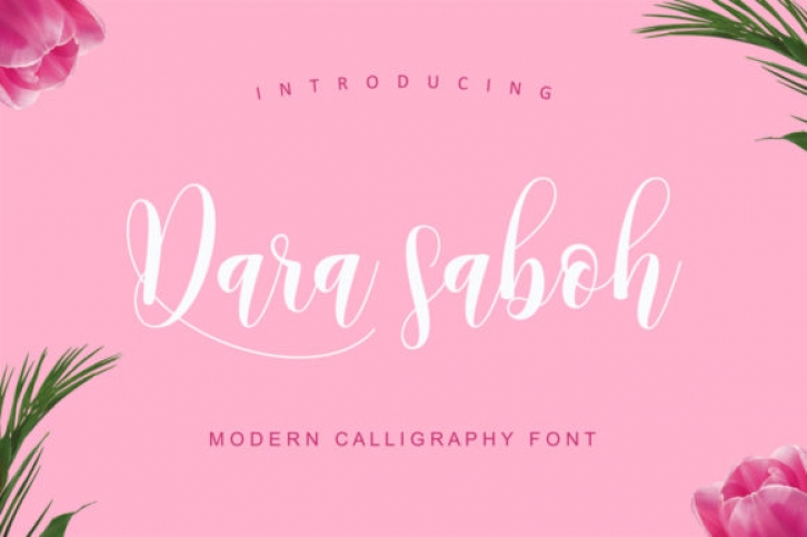 Dara Saboh font preview