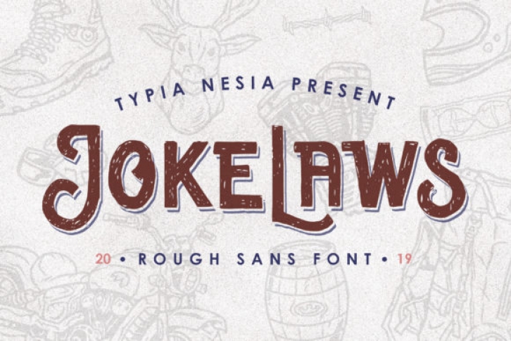 Jokelaws font preview