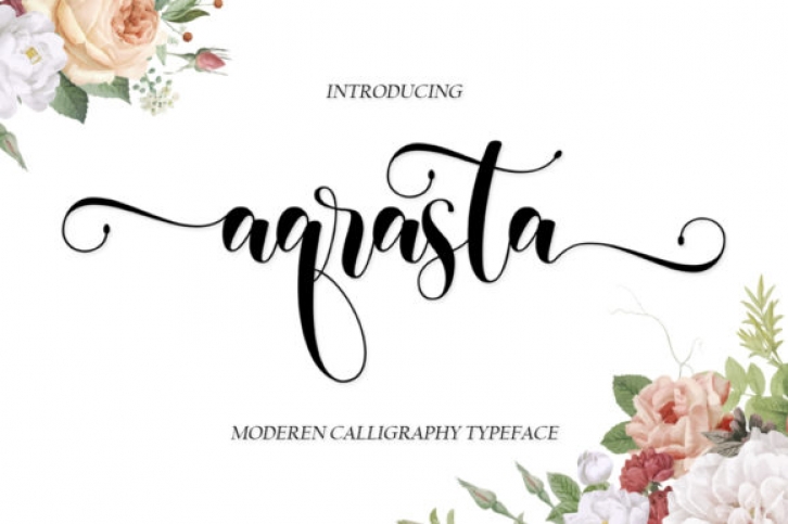 Aqrasta font preview