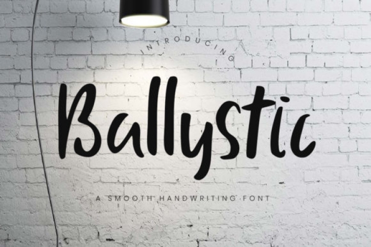 Ballystic font preview