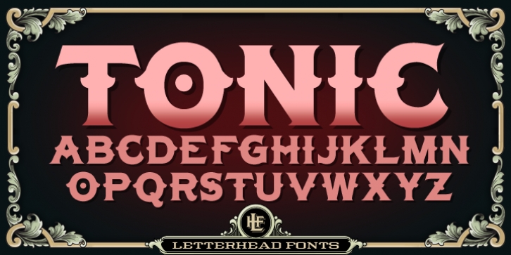 LHF Tonic font preview