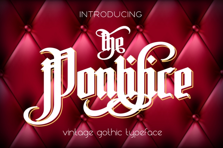 The Pontifice font preview