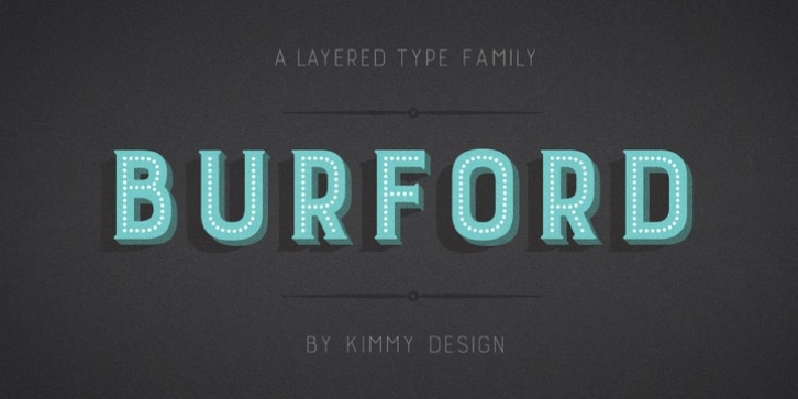 Burford font preview