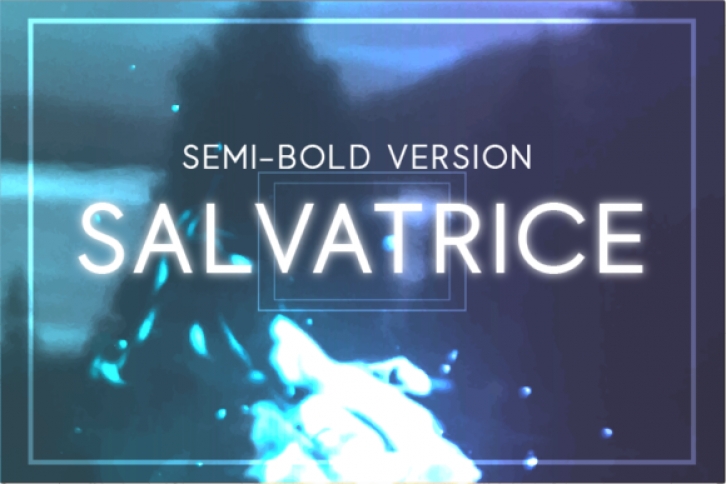Salvatrice Semi-Bold font preview