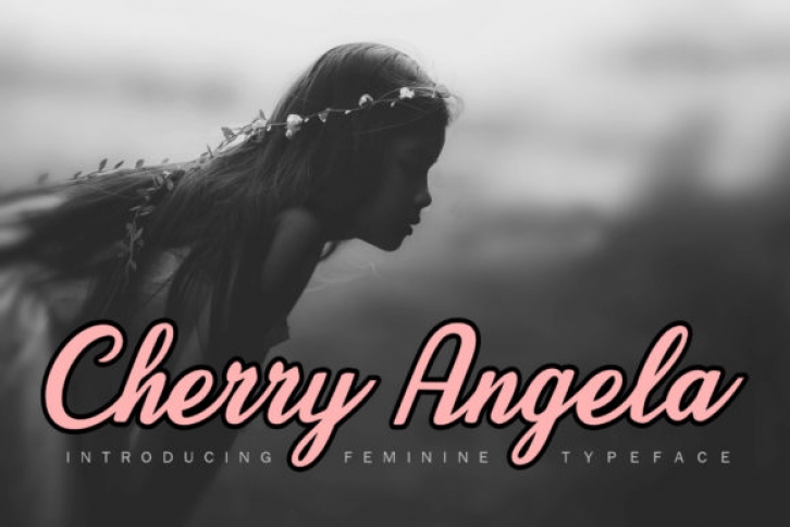 Cherry Angela Script font preview