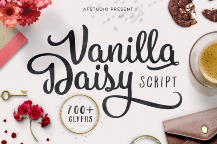 Vanilla Daisy font preview