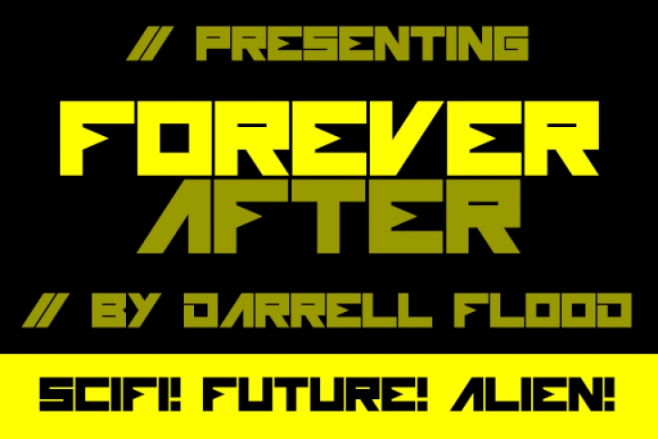 Forever After font preview