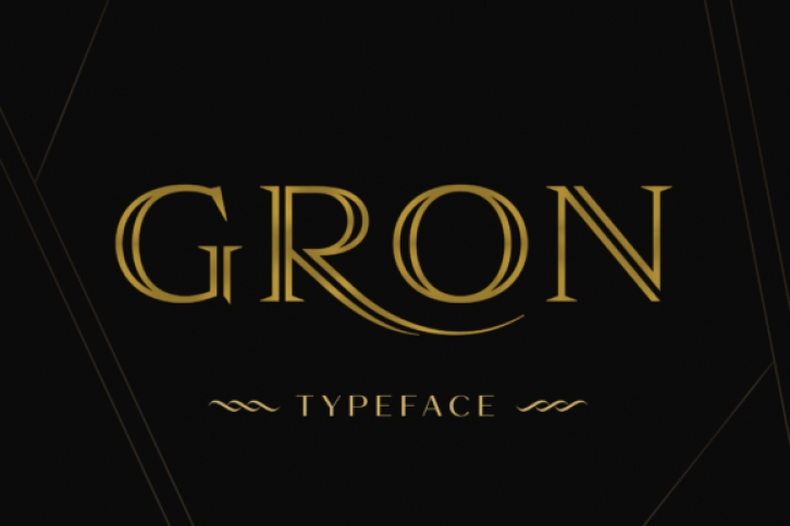 Gron font preview
