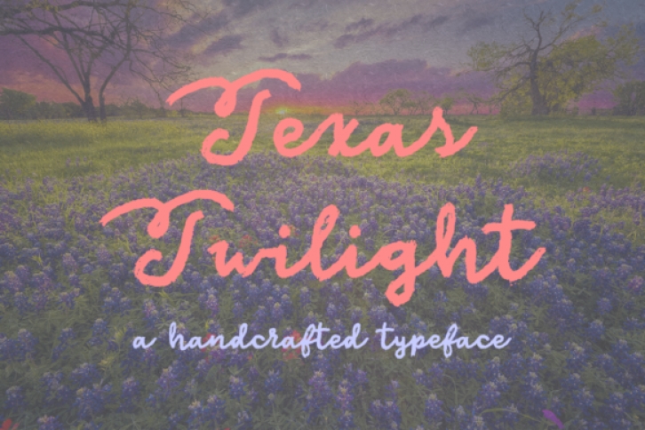 Texas Twilight font preview