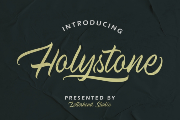 Holystone font preview