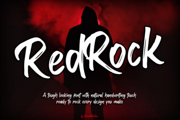 Red Rock font preview