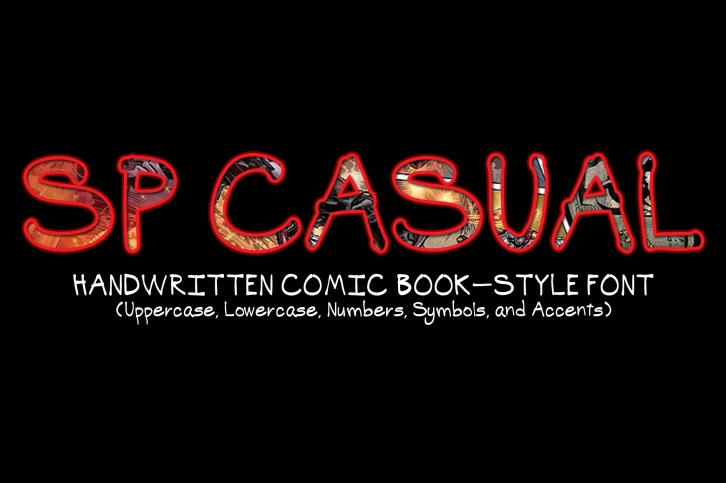 SP Casual font preview