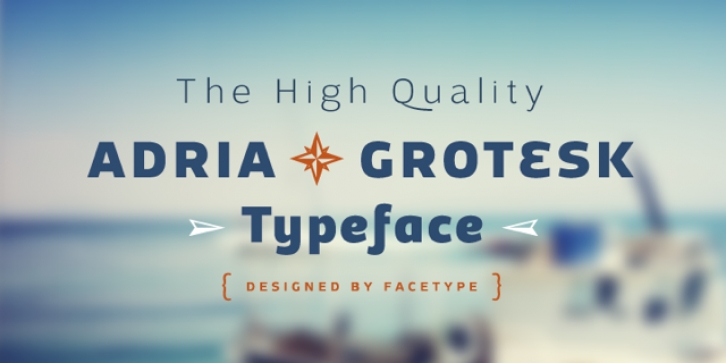 Adria Grotesk font preview