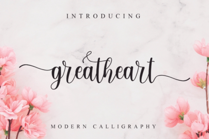 Greatheart font preview