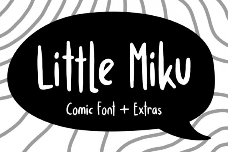 Little Miku font preview