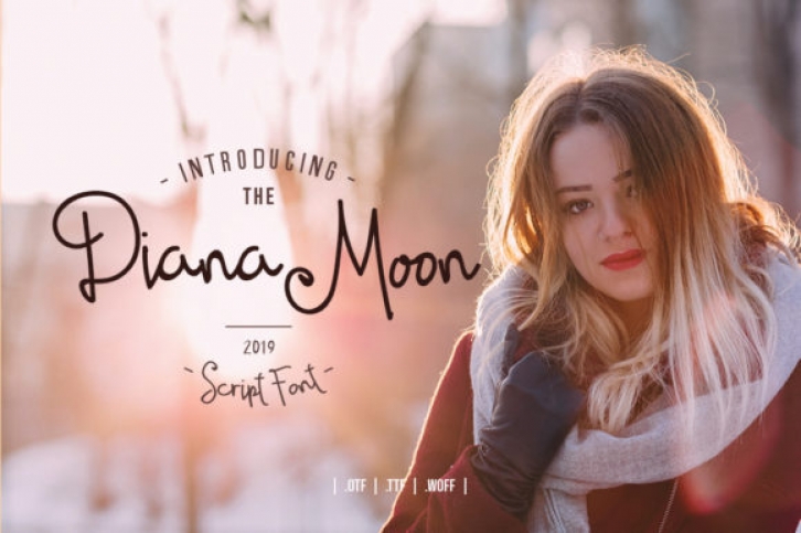 Diana Moon font preview