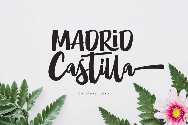 MADRID Castilla font preview