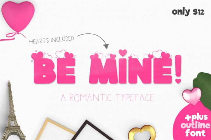 Be Mine font preview